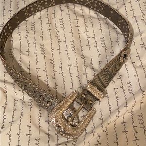 Bling western style belt